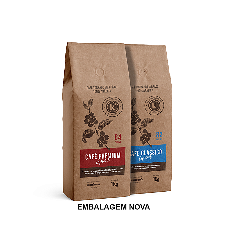Combo Café Premium e Clássico Especial 2 kg
