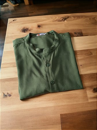 Camisa Masculina Gola Mandarim