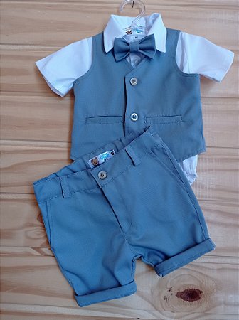 Conjunto social com bermuda