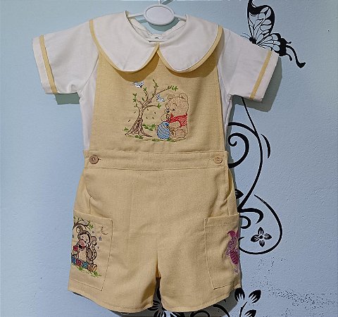 ✨Look Exclusivo Ursinho Pooh para Bebê!** ✨