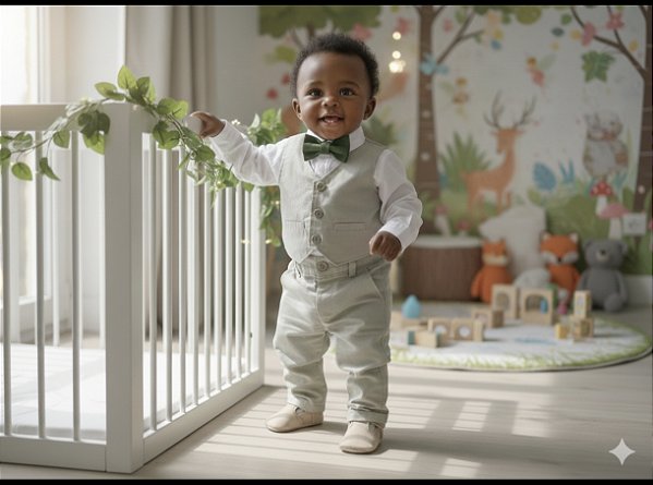 Roupa de Festa para Bebê Menino - Look Elegante Sob Medida