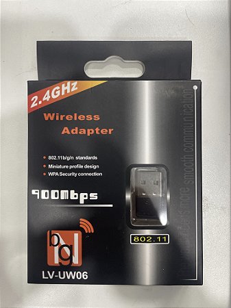 Adaptador Wireless USB 2.4 GHz LV-UW06 – 900 Mbps