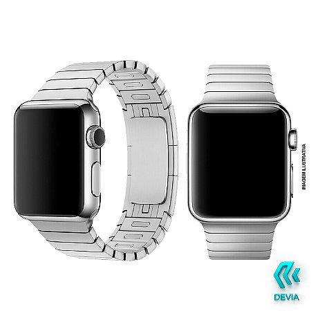Pulseira Apple Watch Metal 40mm Silver Devia