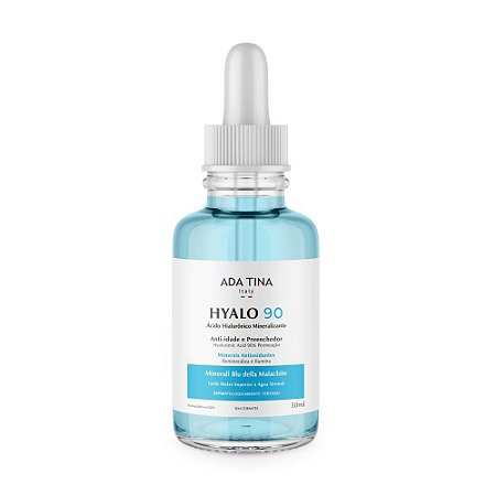 Sérum Antirrugas com Ácido Hialurônico Ultra Preenchedor Hyalo 90 -30ml -Ada Tina