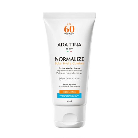 Protetor Solar Hidratante Oil Free Normalize Hydra Comfort Fps 60 - 40ml - Ada Tina
