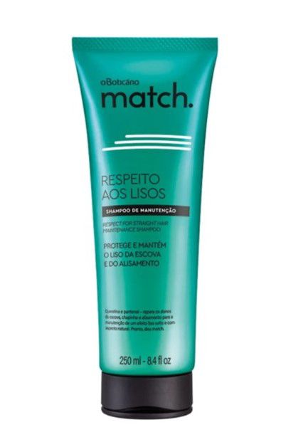 Shampoo Match Respeito aos Lisos, 250ml - O Boticário
