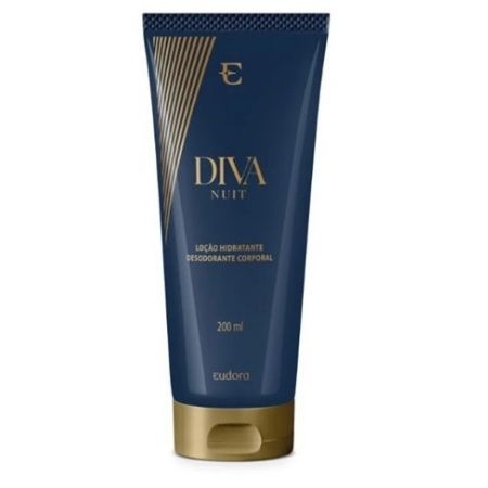 Loção Hidratante Desodorante Colônia Corporal Diva Nuit 200ml