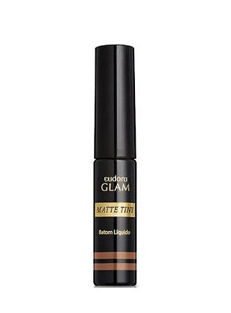 Batom Líquido Glam Matte Tint Nude Clássico 4ml - Eudora