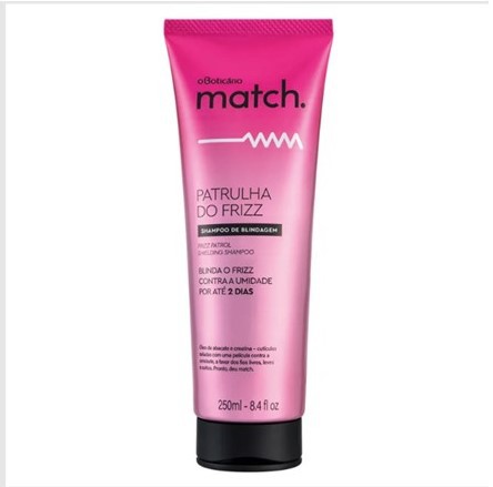 Shampoo Match Patrulha do Frizz, 250ml - O Boticário
