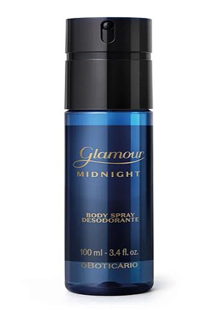 Body Spray Desodorante Glamour Midnight 100ml - O Boticário