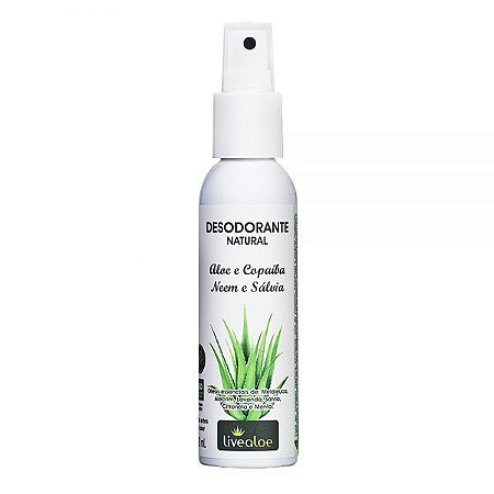 Desodorante Natural de Aloe e Copaíba 120ml – Livealoe