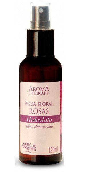 Água Floral Natural de Rosas 120ml - Arte dos Aromas