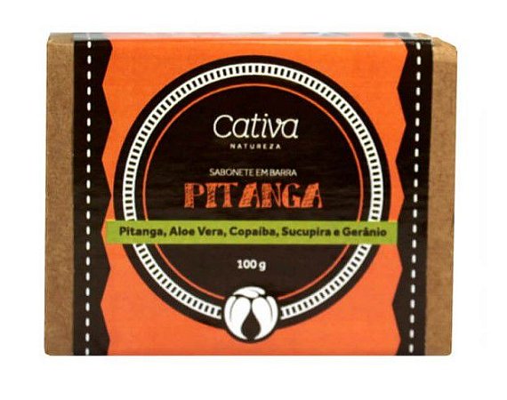 Sabonete Natural de Pitanga 100g – Cativa Natureza