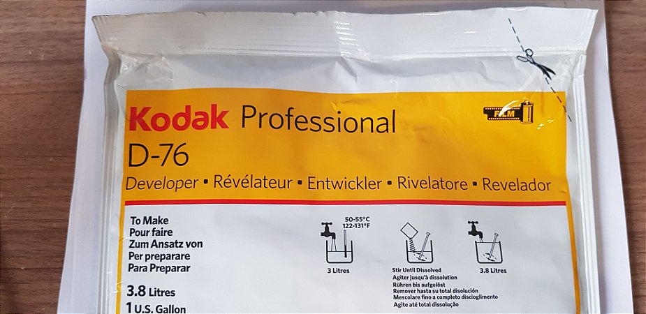 Revelador Kodak D-76 3.8LT para Filmes Preto e Branco