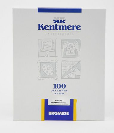 Papel fotografico Kentmere Warmtone 18x 24 env. 25 fls.