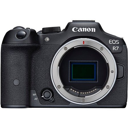 Câmera Canon EOS R7 Mirrorless Corpo com Adaptador Canon Mount  EF-EOS R