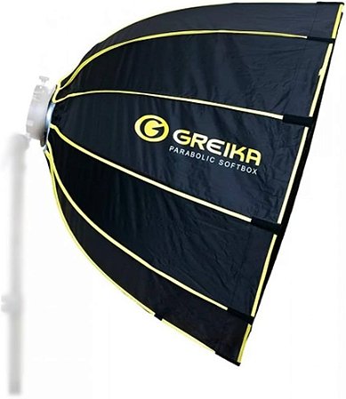 Softbox Parabolico Com Grid 90cm Greika Bowens Montagem Rápida Gkp-90