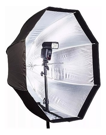 Softbox Greika OCTA95CM Difusor Branco Preto Prata Octabox
