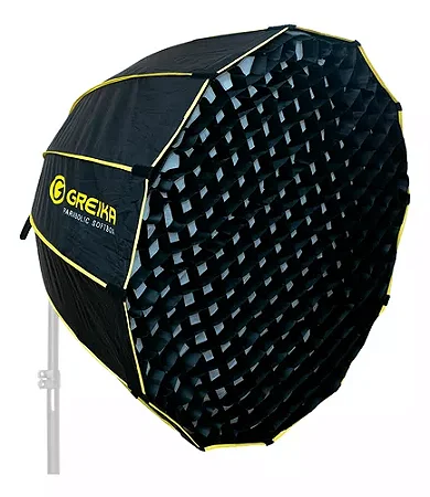 Softbox Parabólico Greika 120cm com Grid – Encaixe Bowens e Montagem Rápida