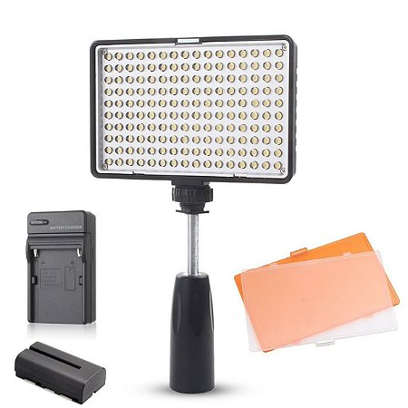 Iluminador de LED TRAVOR TL-160 para Câmeras e Filmadoras