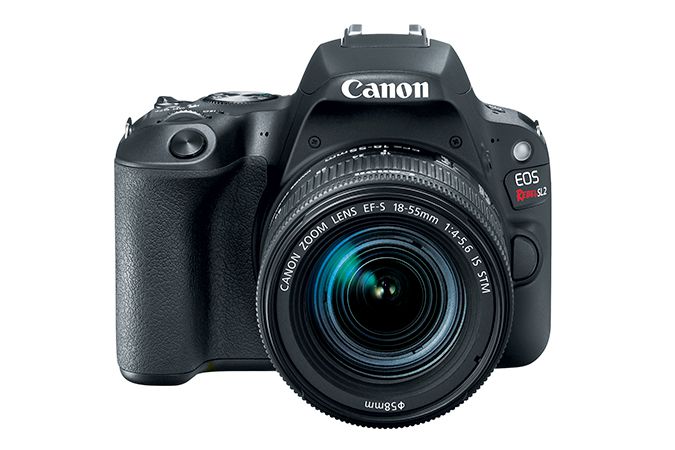 Câmera Canon EOS Rebel SL2 PREMIUM KIT Lentes 18-55mm e 55-250mm IS
