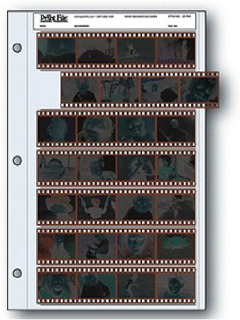 FOLHAS DE PROTEÇÃO PRINT FILE 35-7BXW – PARA NEGATIVOS 35MM (PACOTE C/ 25 FOLHAS)