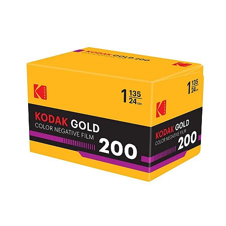 Filme Fotográfico Kodak Gold 200 ISO 135-36 – 36 Exposições