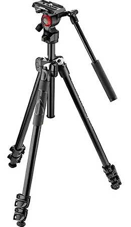 Tripé Manfrotto 290 Light MK290LTA3 Befree Live Cabeça Fluida 4kg