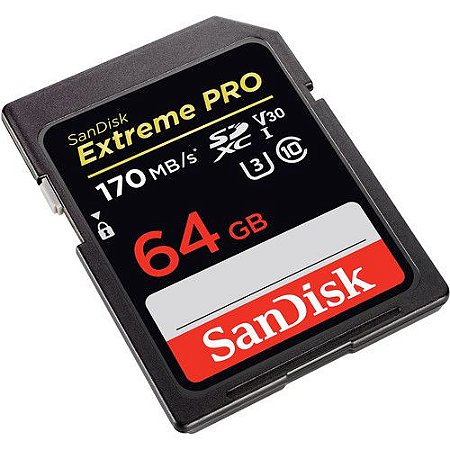 Cartao de Memoria SanDisk 64GB Extreme PRO UHS-I SDXC