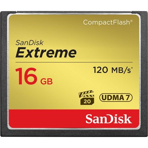 SanDisk Cartão de Memória Extreme CompactFlash de 16 GB