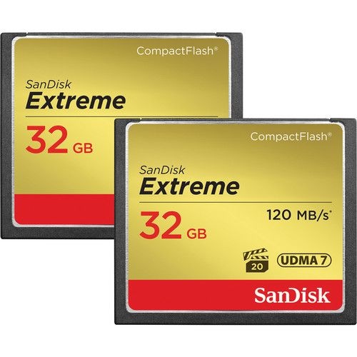 SanDisk Cartão de Memória Extreme CompactFlash de 32 GB
