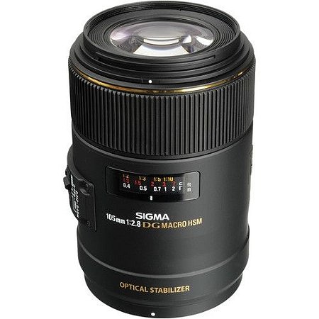 Lente Macro Sigma 105mm f / 2.8 EX DG OS HSM para Nikon F