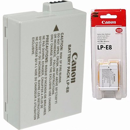 Bateria Lithium Canon LP-E8  7.2V  1120mAh