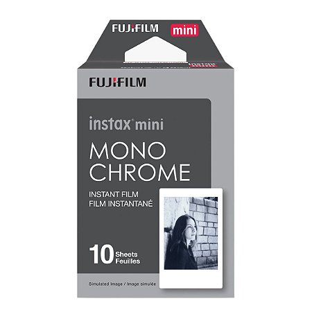 Filme Fujifilm Instax Mini MONOCHROME 10 Fotos