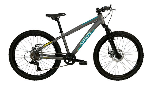 Bicicleta Mtb Alumínio 6061 Aro 24 Brave 7v