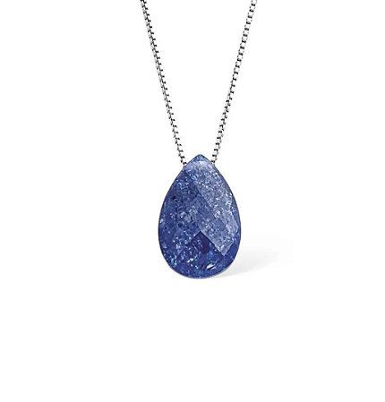 Gargantilha gota azul