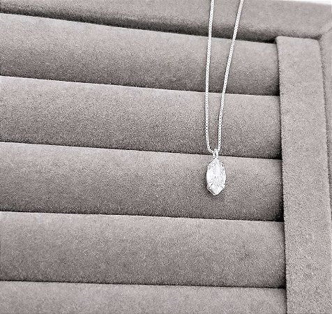 Colar Zircônia Navete - 40