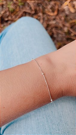 Pulseira veneziana com bolinhas
