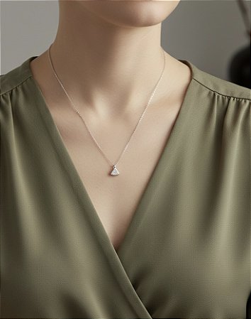 Colar Nossa Senhora Aparecida cravejado