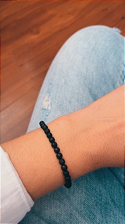 Pulseira Ágata preta