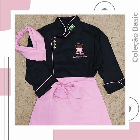 Conjunto Dólmã Basic Rosa