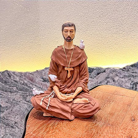 São Francisco de Assis Meditando