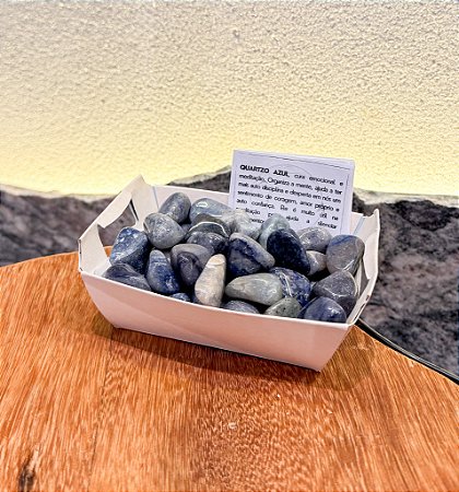 Quartzo Azul - Pedra Rolada