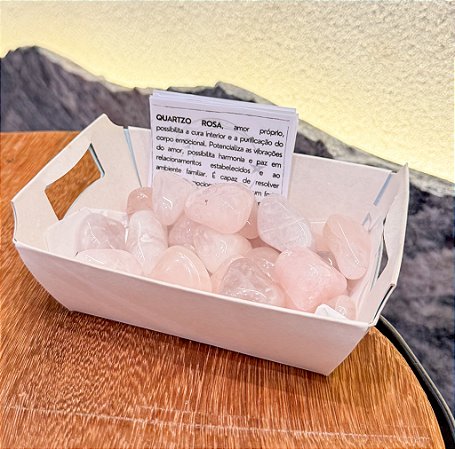 Quartzo Rosa - Pedra Rolada