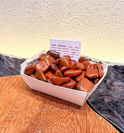 Jaspe Vermelho - Pedra Rolada