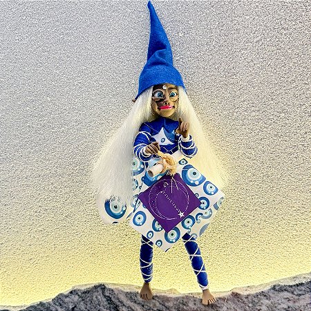 Ser mágico - Menina morena roupa de olho grego