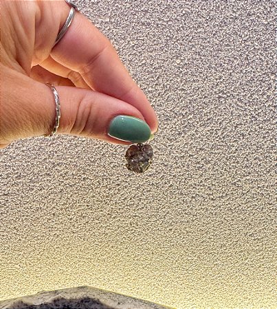 Pingente de Pirita Bruta