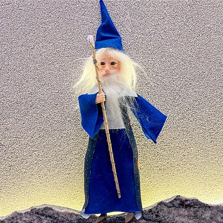 Ser mágico - Mago com roupa azul e estrela