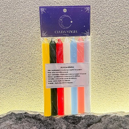 Velas da Semana Cia da Magia