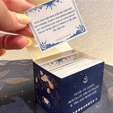 Caixa Mágica Cia da Magia - 80 mensagens do Universo